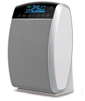 Prestige HL 300 Keramische Kachel Ventilator - Elektrische Verwarming - Wit/Zilver
