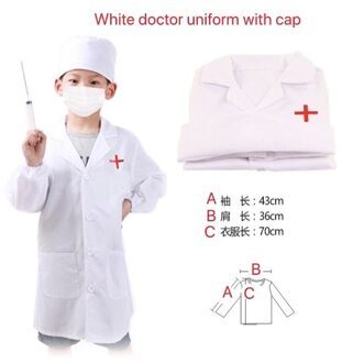 Pretend Doctor Verpleegkundige Spelen Speelgoed Houten Rollenspel Set Duurzaam Verpleegkundige Injectie Tool Houten Simulatie Geneeskunde Box Studie Case Doctor Uniform