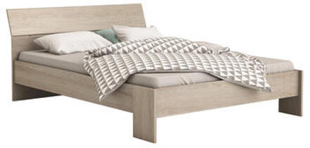 PRICY Bed 140x190 / 200cm - Decor Chene Shannon - B 145 x D 205 x H 79 cm