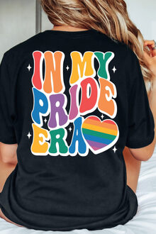 Pride Era Graphic T-shirt Zwart