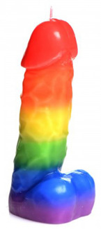 Pride Pecker - Regenboog Druipkaars - Pride Pecker - Regenboog Druipkaars