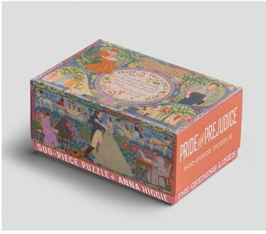 Pride & Prejudice: The Opening Lines: A 500-Piece Jigsaw Puzzle For Adults, Premium Quality, - Jane Austen