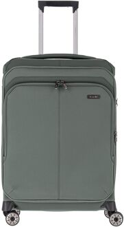 Priima 4w Trolley M Exp. olive zachte koffer lichtgewicht koffer Groen - H 68 x B 45 x D 30 cm
