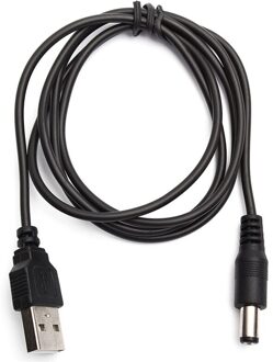 Prijs Beste 1M Usb-poort 5.5X2.1 Mm 5V Dc Barrel Jack Power Kabel connector Zwart Voor Verkoop