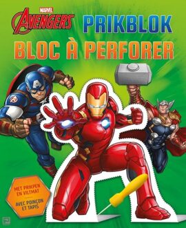 prikblok Avengers junior 18,3 x 22,3 cm 18 stuks