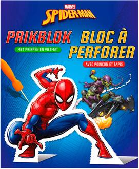 prikblok Spider-Man 18,3 x 22,3 cm blauw/rood