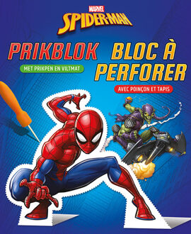 prikblok Spider-Man 18,3 x 22,3 cm blauw/rood