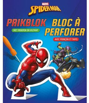 prikblok Spider-Man 18,3 x 22,3 cm blauw/rood