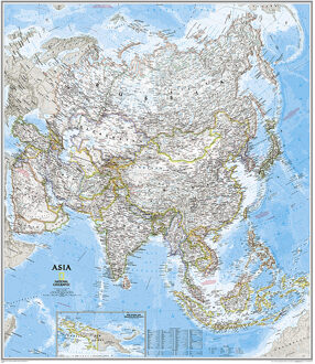 Prikbord Azië, politiek, 84 x 96 cm | National Geographic - 96 x 84 cm