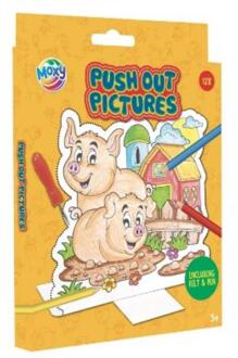 Prikkaarten 18x15cm 12 stuks in doosje