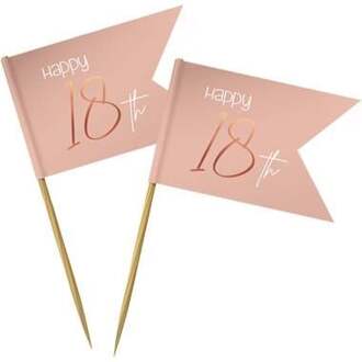 Prikkers Elegant Lush Blush 18 Jaar - 36 Stuks