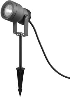 Prikspot - Tuinverlichting - Trion Bera - 11W - Warm Wit 3000K - Waterdicht IP65 - Antraciet - Aluminium Grijs