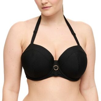 PrimaDonna Delray Padded Balcony Bikini Top * Actie * Zwart,Blauw - C 80,C 85,D 75,D 80,D 85,E 75,E 80,E 85