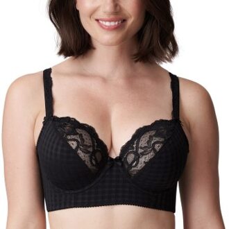 PrimaDonna Madison Deep Plunge Balcony Bra Zwart - C 75,C 80,C 85,C 90,D 70,D 75,D 80,D 85,D 90,E 70,E 75,E 80,E 85,F 70,F 75,F 80,F 85,G 70,G 75,G 80,G 85