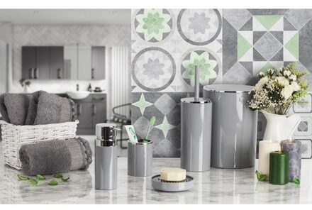 Primanova Lenox 5 Delige Badkamer Set Grijs