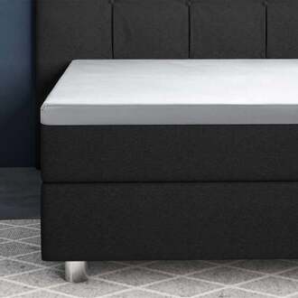 Primaviera Deluxe Topper Hoeslaken - Satijn - 160x220cm - Bruin - Primaviera Deluxe - Dekbed-Discounter.nl