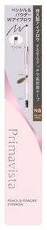 Primavista Style Lock Eyebrow Pencil & Powder Natural Brown