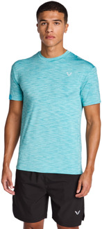 Prime T-shirts Heren - Blauw - Maat XS - Poly Jersey Blue