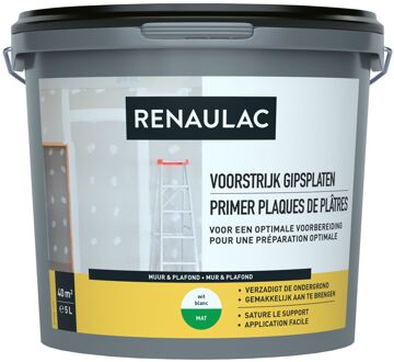 Primer - Muur En Plafond - Wit - 5l