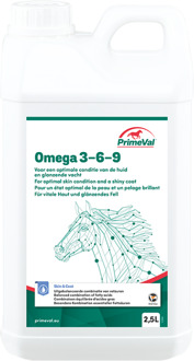 PrimeVal Omega 369 - Huidsupplement - Paard