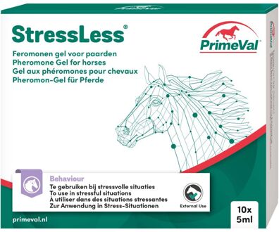 PrimeVal Stressless Feromonen Gel - Kalmeringssupplement - Paard - Paard