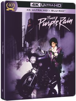 Prince Purple Rain 40th Anniversary 4K Ultra HD Steelbook (Includes Blu-ray)