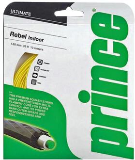 Prince SQ Reel string Rebel Squash Bespanning 0 Geel