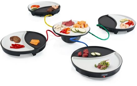 Princess 103080 Dinner 4 All 4 persoons Gourmetset Zwart