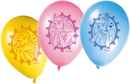 Princess Dreaming Ballonnen (8st) Multikleur - Print