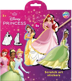 Princess kraskunst stickers 5pcs