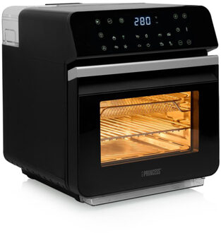 Princess Steam 182085 heteluchtfriteuse/oven - 10 L - 12 voorgeprogrammeerde programma's - zwart