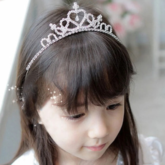 Princess Tiara Crown Headband Girls Crystal Rhinestone Jewelry hair Accessories Bride Head Ornament
