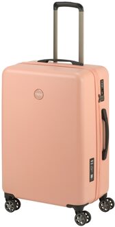 Princess Traveller PT01 Deluxe - Reiskoffer - Peony Pink - M - 67cm Roze