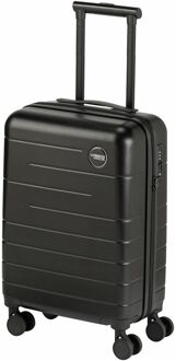 Princess Traveller Sango Cabin 55/35 black hardcase koffer lichtgewicht koffer Zwart - H 55 x B 35 x D 20 cm