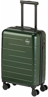 Princess Traveller Sango Cabin 55/35 dark green hardcase koffer lichtgewicht koffer Groen - H 55 x B 35 x D 20 cm