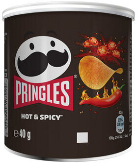 Pringles Pringles - Hot & Spicy 40 Gram 12 Stuks