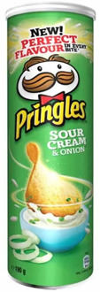 Pringles Sour Cream & Onion potato chips 165g