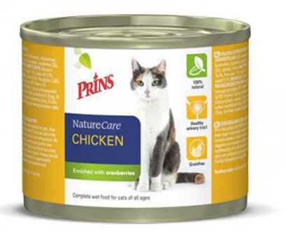 Prins Naturecare Cat Kip - Kattenvoer - 6 x 200 g