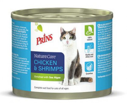 Prins Naturecare Cat Kip - Kattenvoer - 6 x 200 g