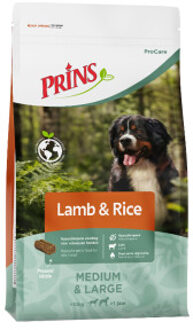 Prins ProCare Hypoallergeen Medium & Large - Hondenvoer - Lam - Rijst - 12 kg
