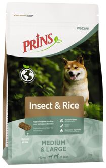 Prins Procare Medium - Large Geperste brok - Hondenvoer - Insecten - Rijst