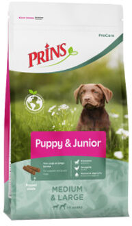 Prins ProCare Puppy & Junior Medium & Large - Hondenvoer - Gevogelte - 12 kg