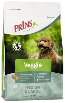 Prins Procare Veggie Medium - Large Geperste brok - Hondenvoer - Mais - Rijst - 20 kg