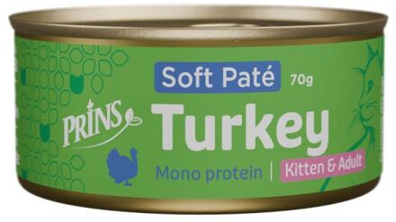 Prins Soft Paté - Kattenvoer - Kalkoen - 70 gram