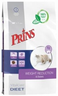 Prins VitalCare Kat Reduction & Diabetic - Kattenvoer - 1.5 kg