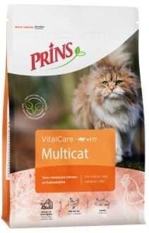Prins VitalCare Multicat - Kattenvoer - Gevogelte - Vis - 4 kg