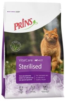 Prins VitalCare Sterilised - Kattenvoer - Gevogelte - 4 kg