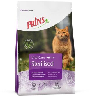 Prins VitalCare Sterilised - Kattenvoer - Gevogelte - 4 kg