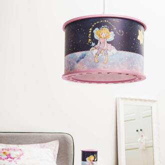 Prinses Lillifee hanglamp, sterrenhemel roze, blauw