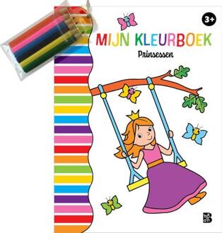 Prinsessen - Kleurboek Met Kleurpotloodjes